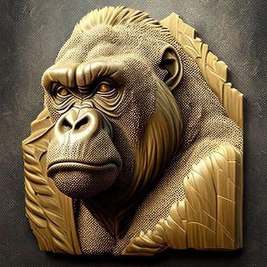 3D model Notogomphus gorilla (STL)